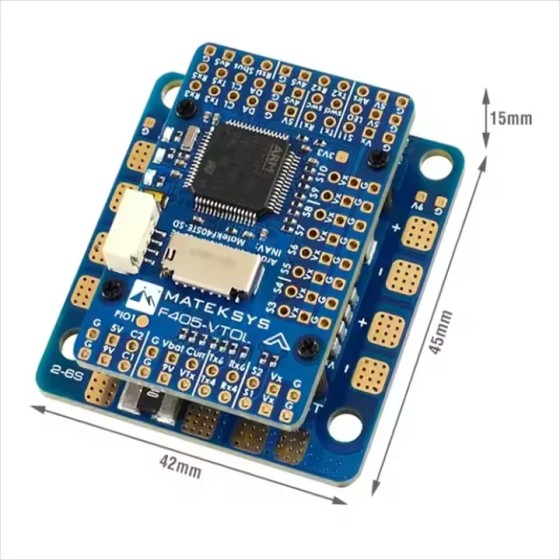 MATEK F405-VTOL F. Controller Baro OSD Card Box 2-6S ArduPilot INAV RC Multirotor Fixed-Wing Accessories